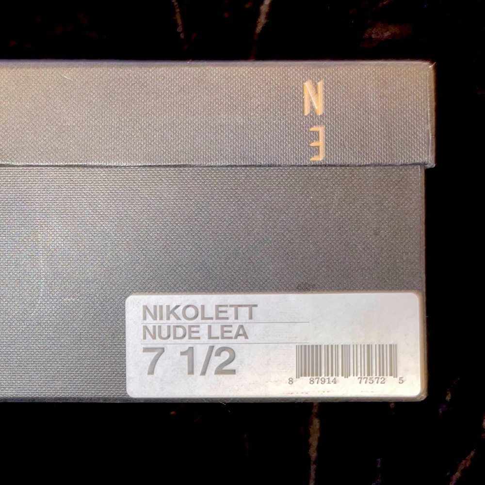 Louis Black suede heel boots size 7.5 by Nicolette by Stevens - Picture 4 of 5
